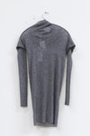 SWAYING/KNIT Water Soluble Wool Lapel SW22AW1T17 Dark Grey PS50